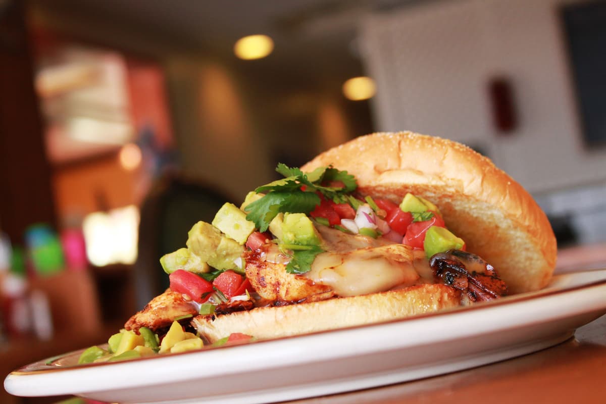 Diamondback Chicken Sandwich at Baja Cafe