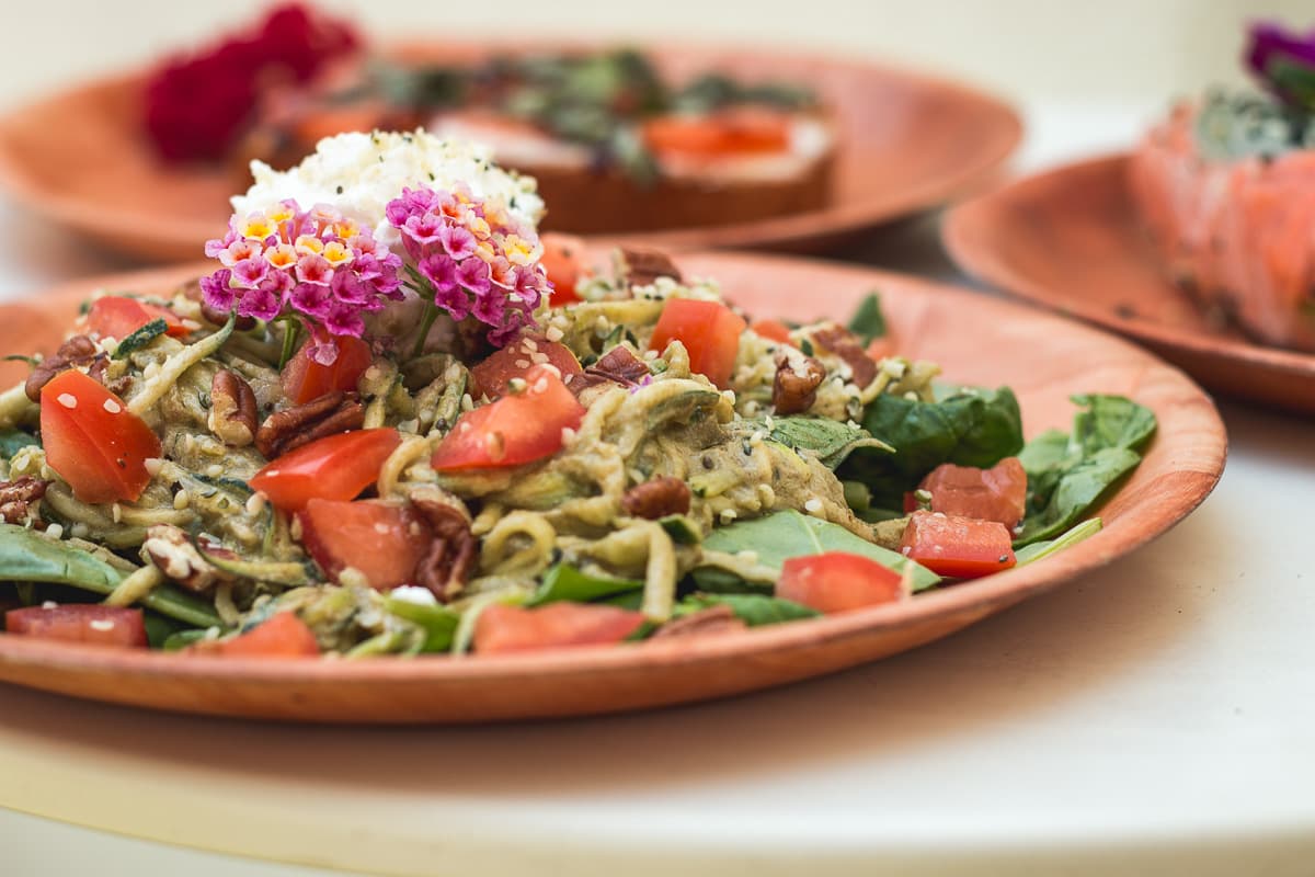 Zoodles at Pure Love Juice