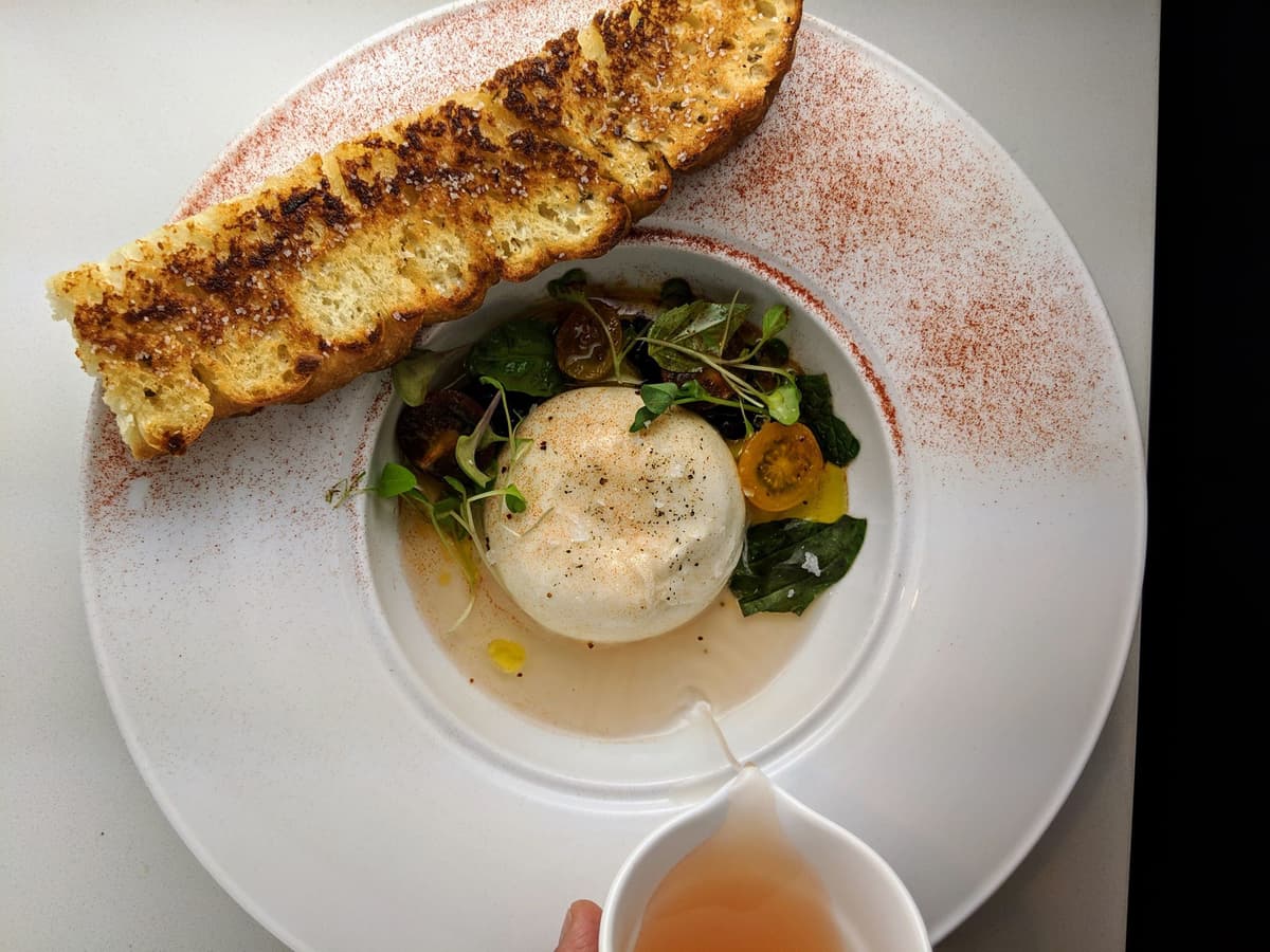 Fresh Milk Burrata at PY Steakhouse (Photo courtesy of PY Steakhouse)