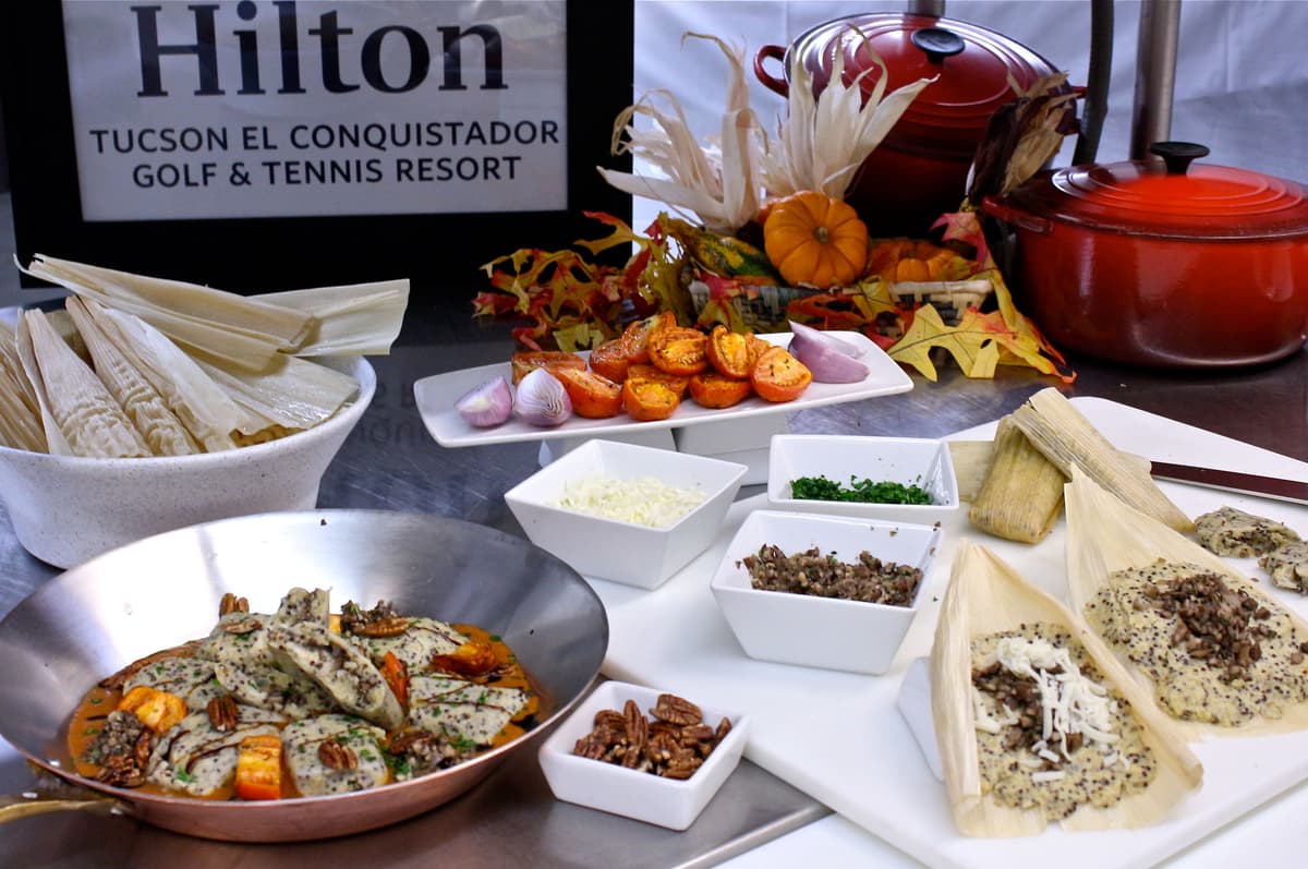 Quinoa Tamale setup (Photo credit: Kristin Tovar)