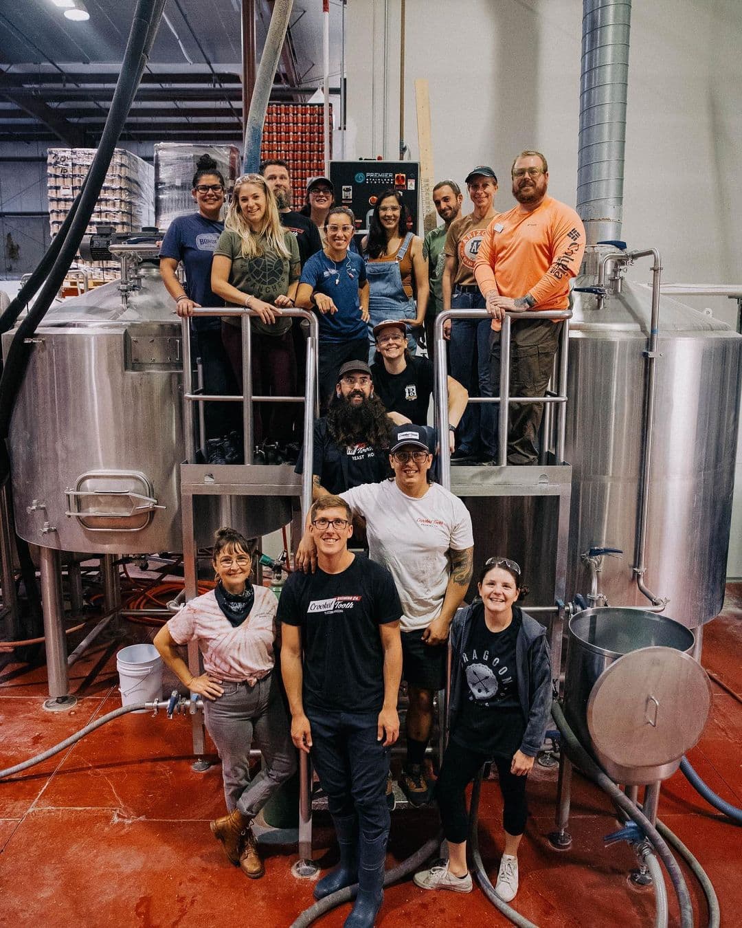 Rain Crow IPA brewing session (Photo courtesy of Borderlands Brewing Company on Instagram)