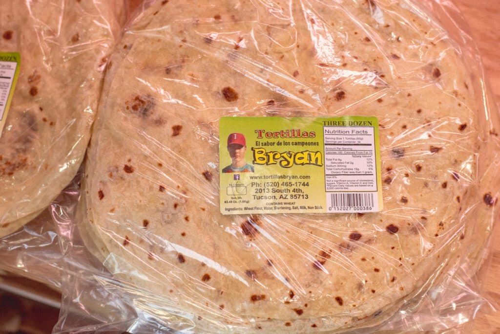 Tortillas Bryan at Rancheros Carniceria on Grant Road (Photo by Jackie Tran)