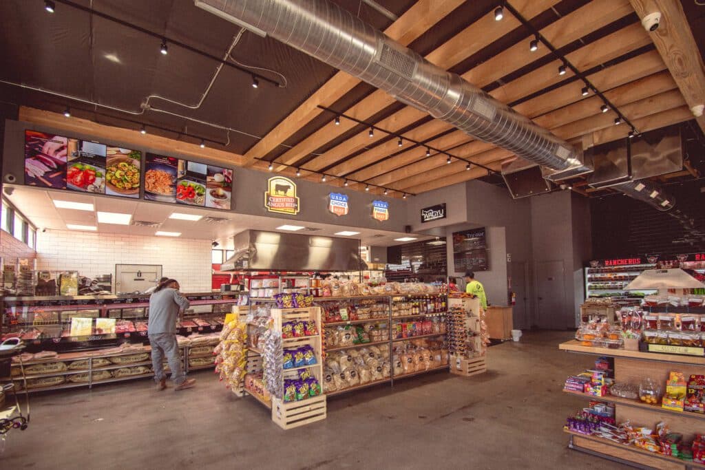 Interior at Rancheros Carniceria on Grant Road (Photo by Jackie Tran)