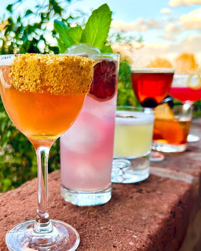 a close up of a wine glass
