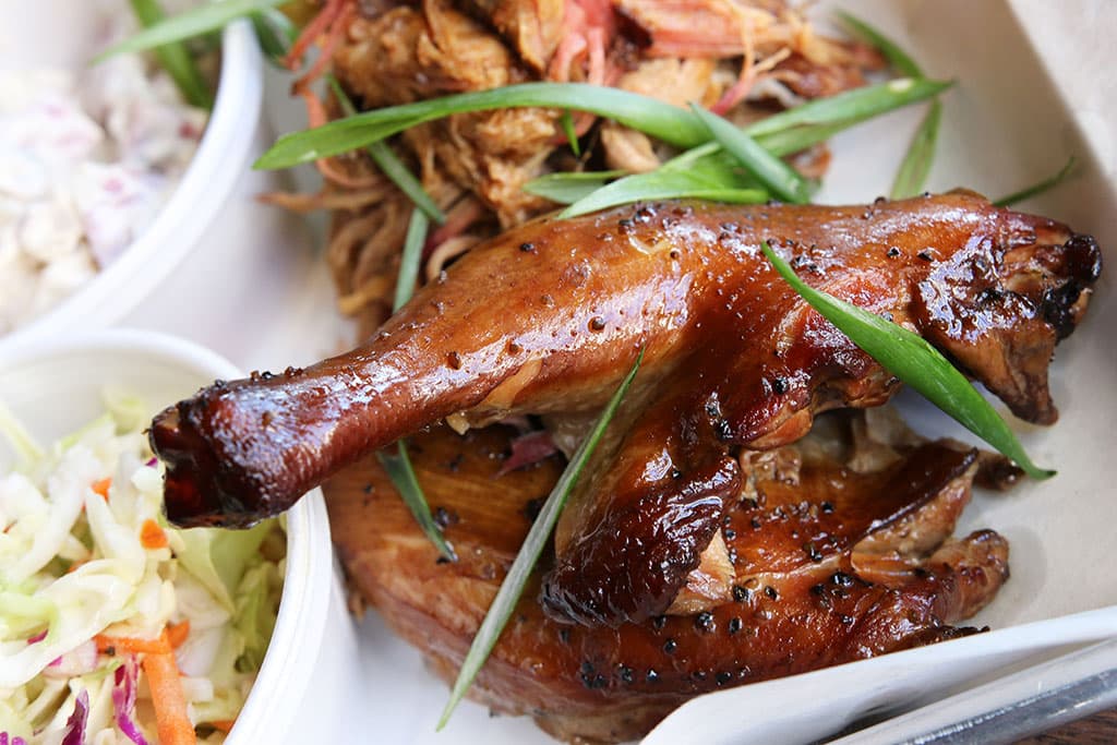 Half Chicken at Red's Smokehouse + Tap Room (Credit: Adam Lehrman)