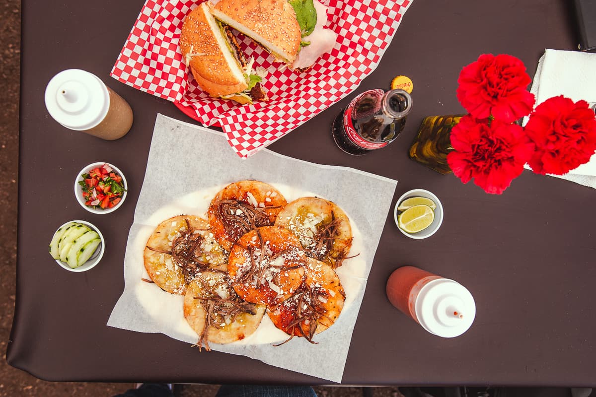 Chalupas and Cemita at El Antojo Poblano (Credit: Jackie Tran)