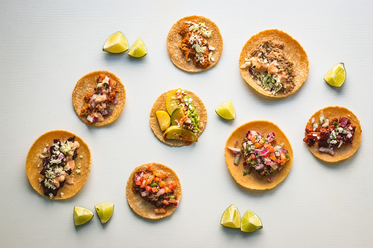 Assorted tacos from Seis Kitchen