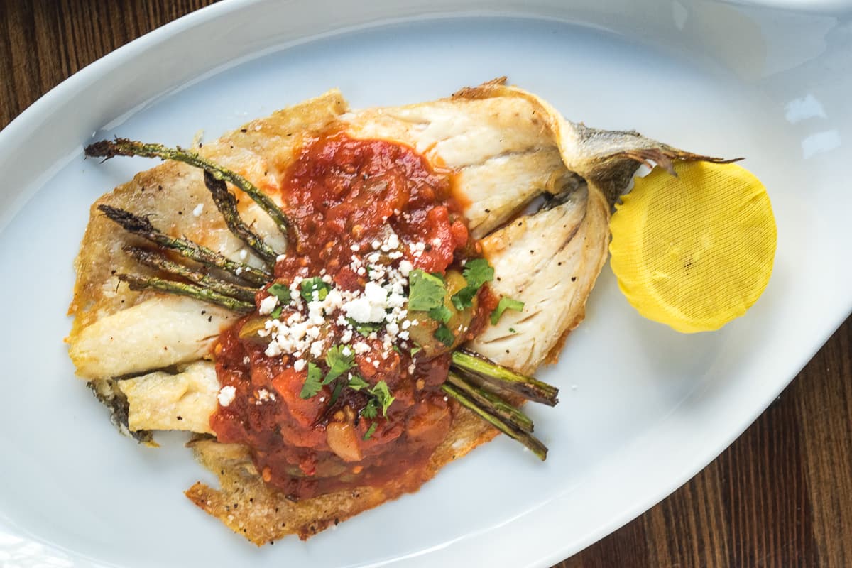 Branzino Veracruz at Charro del Rey (Credit: Jackie Tran)