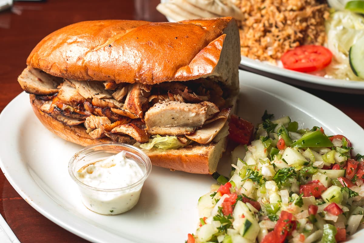 Chicken Doner Sandwich at Istanbul