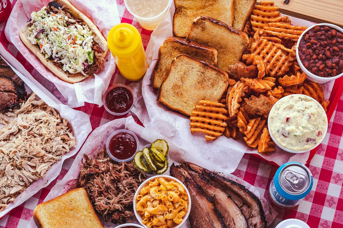 Menu spread at Tay's BBQ (Credit: Kate Severino)