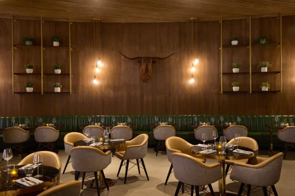Interior at St. Cruz (Photo courtesy of the Leo Kent)