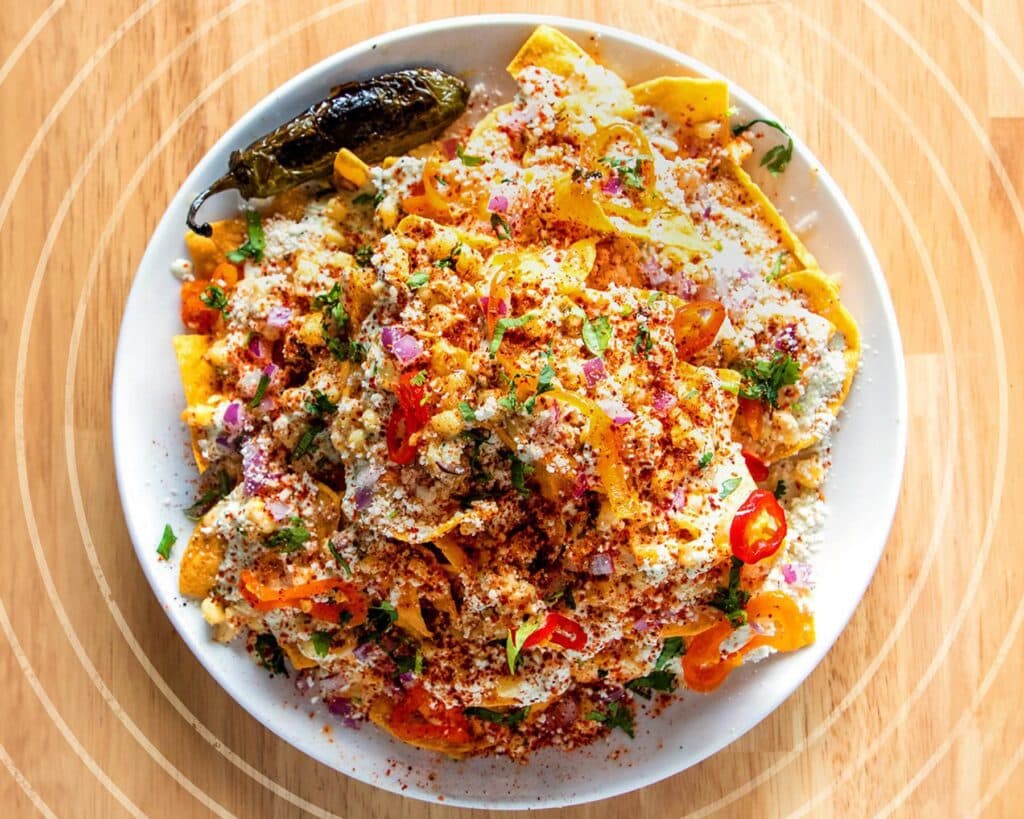 Elote Nachos (Photo courtesy of Redbird Scratch Kitchen + Bar)
