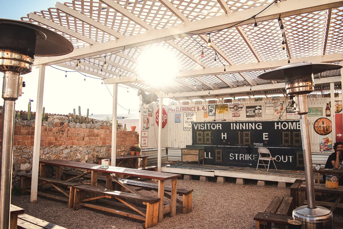 Patio at Saint Charles Tavern (Credit: Jackie Tran)