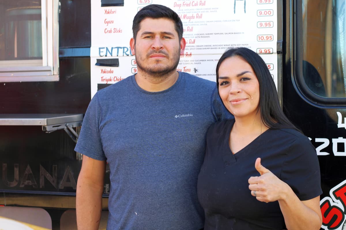 Jesus Oleta and Gabriella Delgadillo of Samurai Sombrero (Photo by Mark Whittaker)