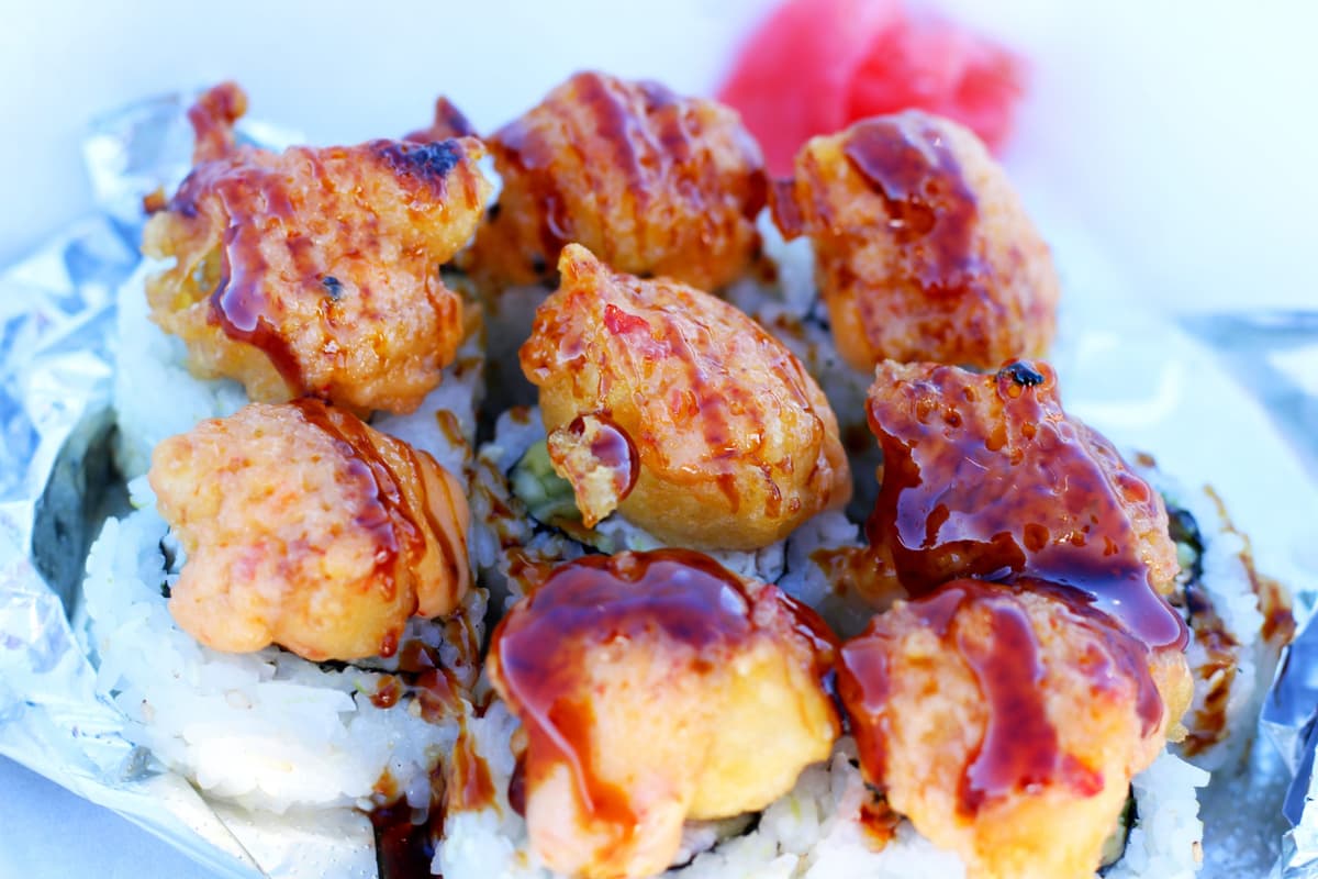 Lobster Popcorn Roll at Samurai Sombrero (Photo by Mark Whittaker)
