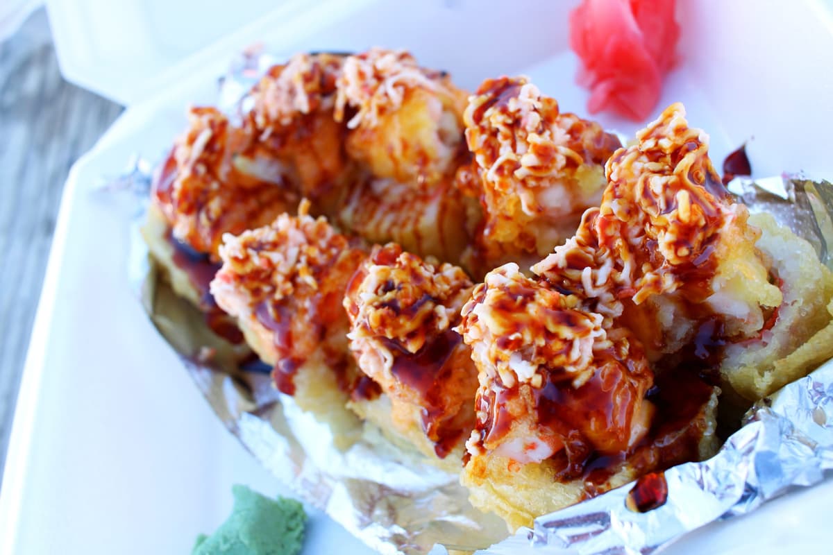 Samurai Roll at Samurai Sombrero (Photo by Mark Whittaker)