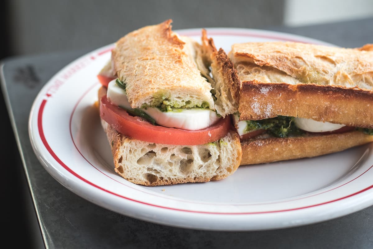 Caprese Sandwich at Time Market (Credit: Jackie Tran)