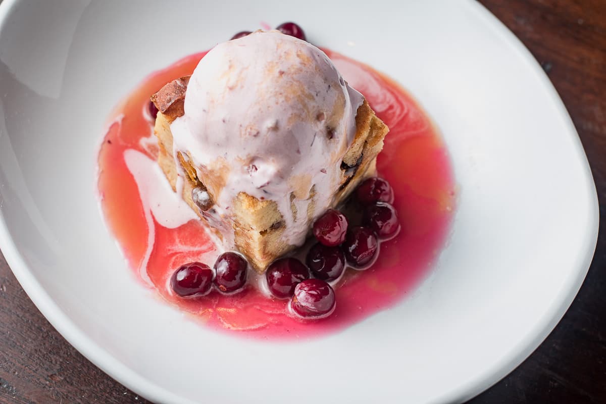 Oaxacan Bread Pudding at DOWNTOWN Kitchen + Cocktails (Credit: Jackie Tran)