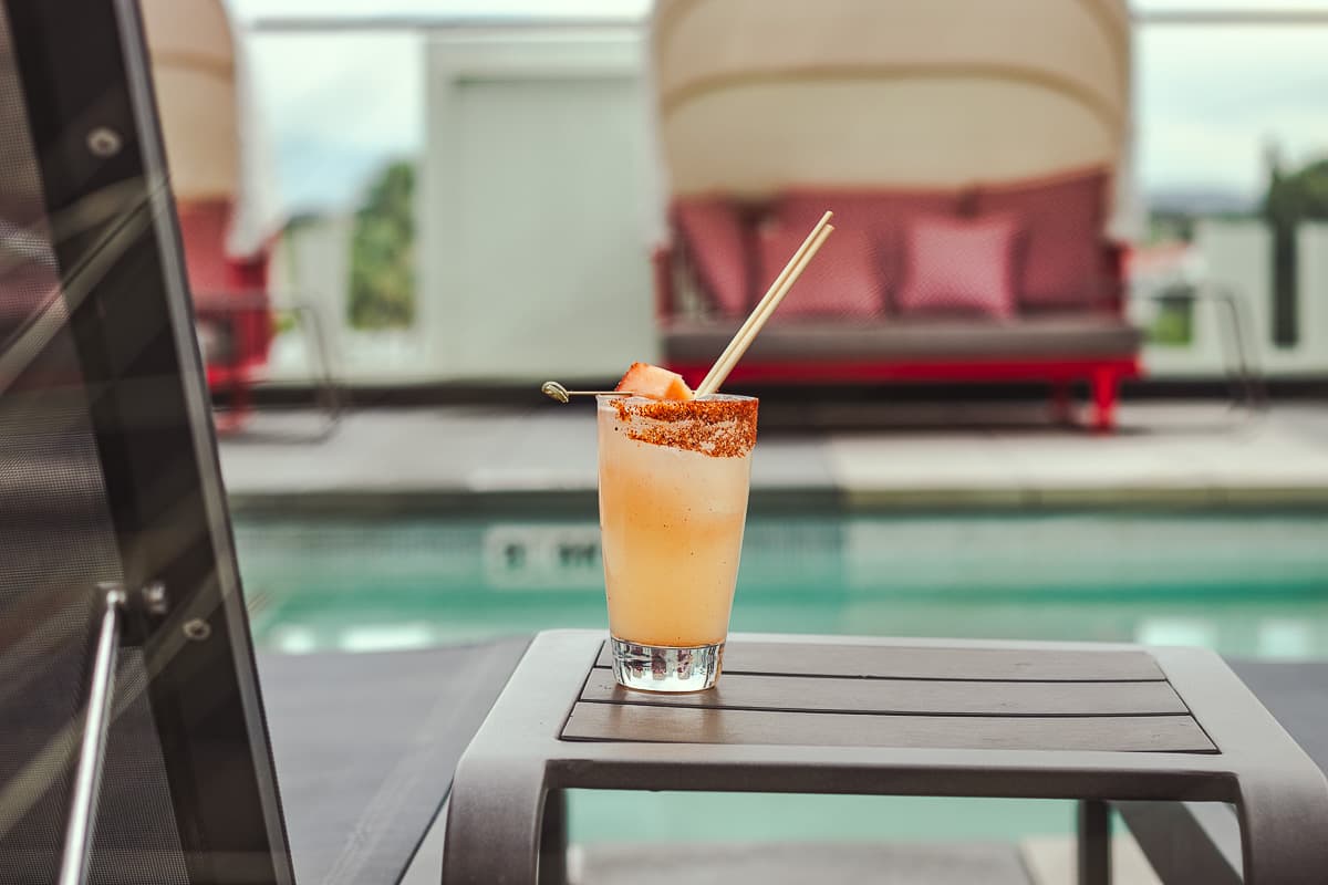 Cantaloupe Collins at the AC Hotel Tucson Downtown (Credit: Jackie Tran)