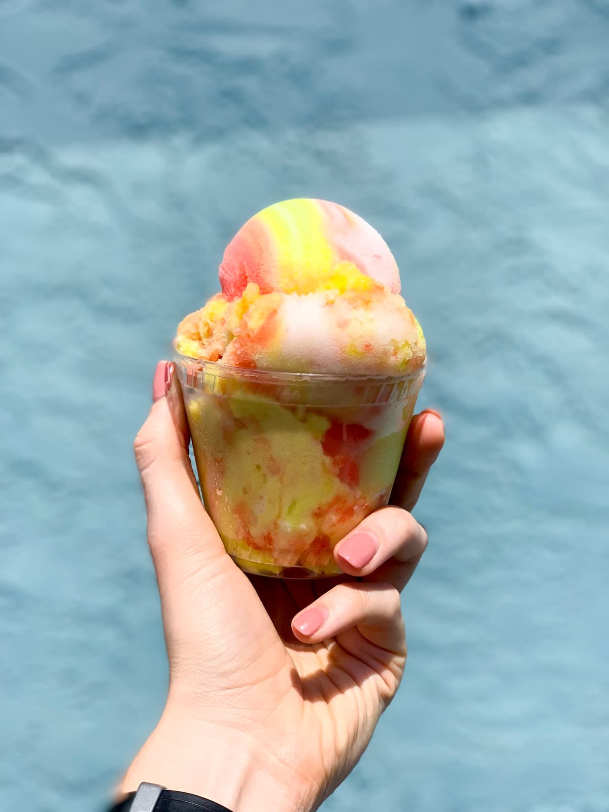 Italian Ice at Mustache Mike’s