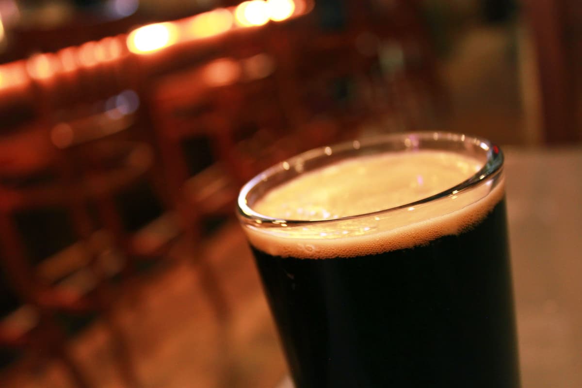 Stout Pint at Good Oak Bar