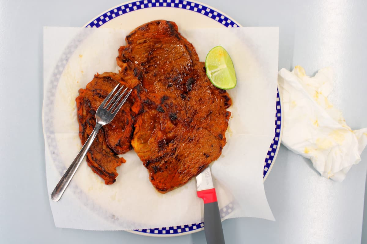 Steak at Sito's Fresh Market (Photo by Mark Whittaker)