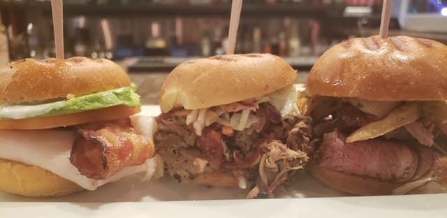 Sliders (Photo Courtesy of Sentinel Peak Brewing Company)