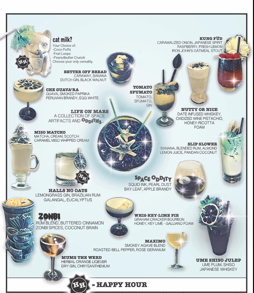 Fall 2016 cocktail menu at OBON Sushi Bar Ramen (Credit: OBON Sushi Bar Ramen)