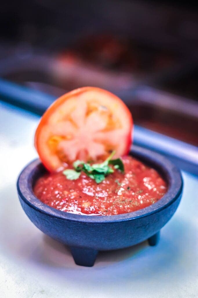 a close up of a bowl of fruit