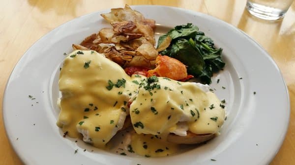Eggs Florentine at Feast (Credit: Feast)