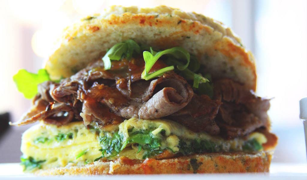 Tri-Tip Breakfast Sandwich at Prep & Pastry (Credit: Prep & Pastry)