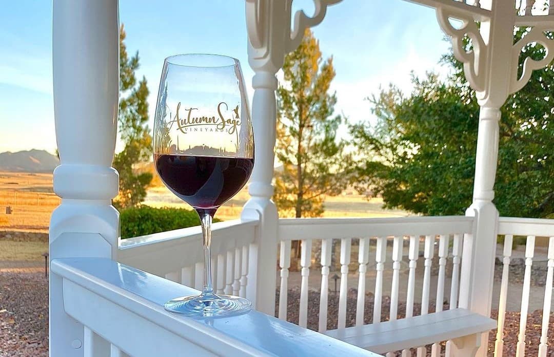 Photo courtesy of Autumn Sage Vineyards on Instagram