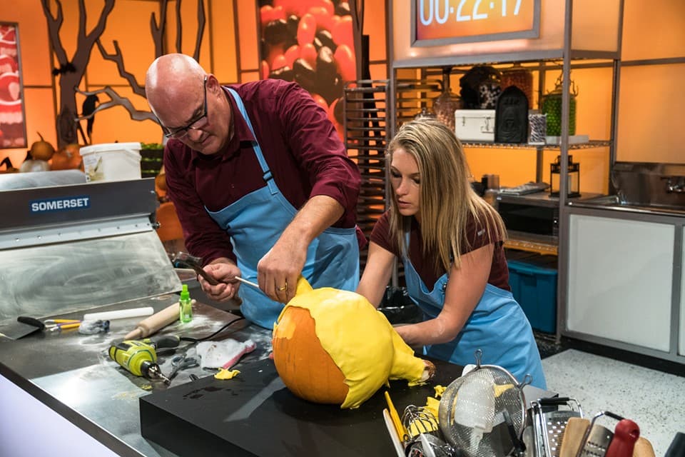 Matt Harper and Beth Townsend on Halloween Wars