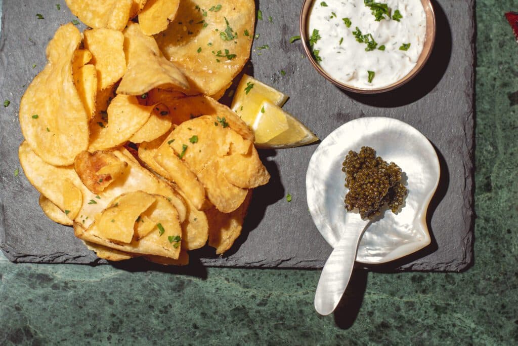 Chips & Caviar at Sonoran House Sam Hughes (Photo by Jackie Tran)