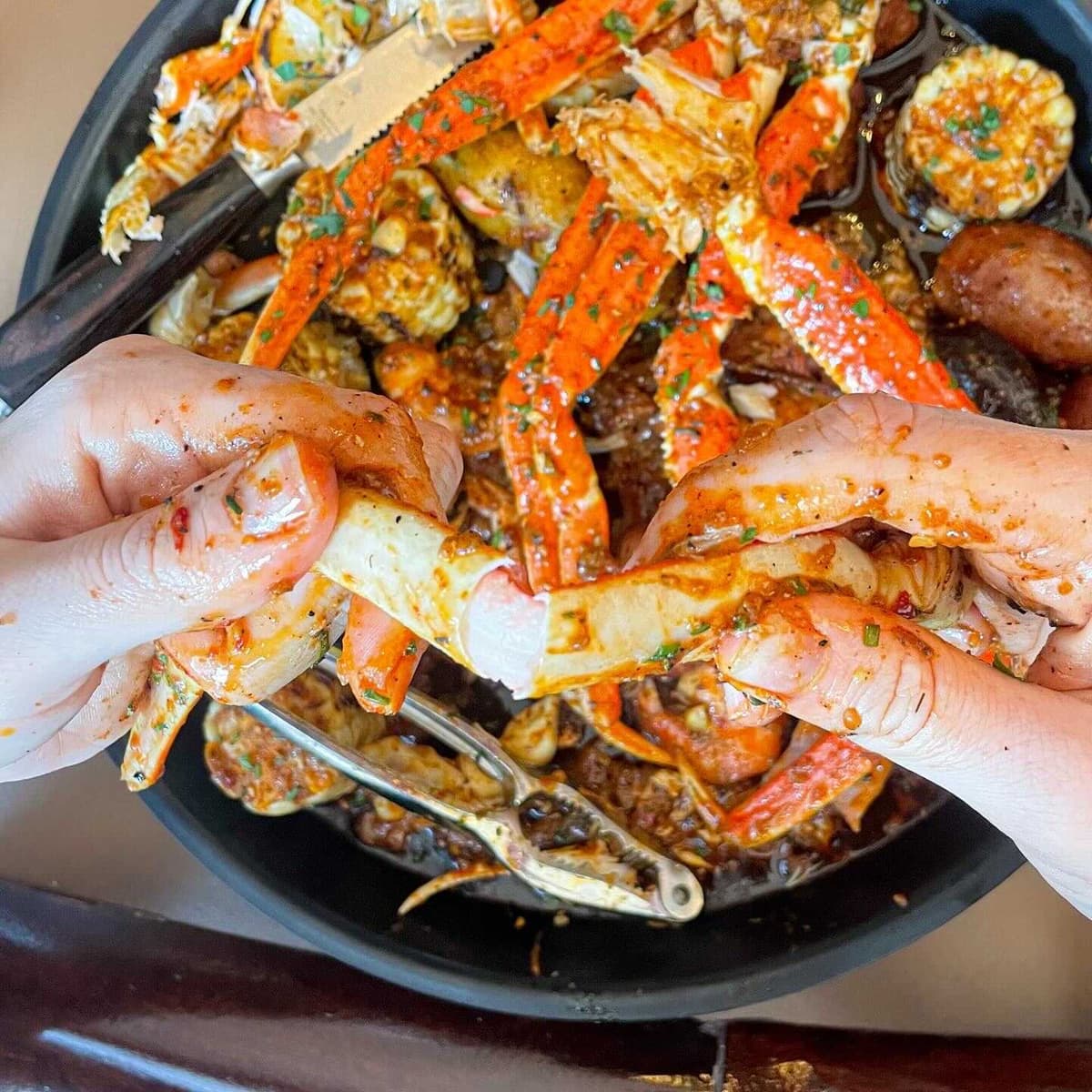 Southern Seafood Boil at The Delta