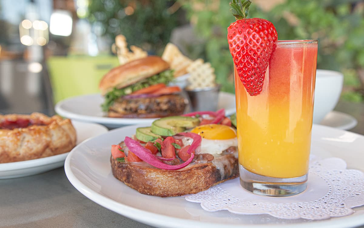 Various menu items at LE Buzz Caffe