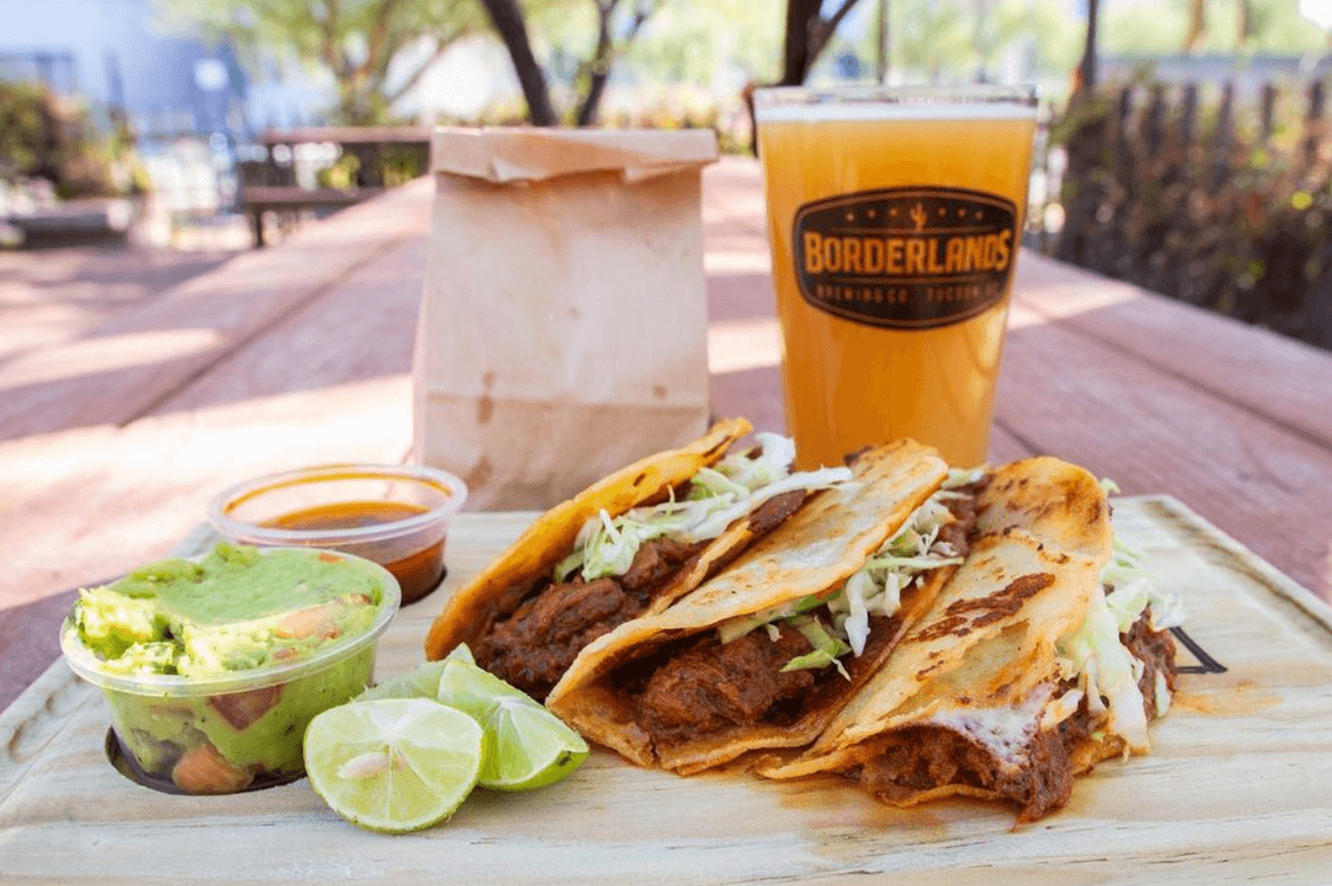 Pinches at Borderlands Brewing Company