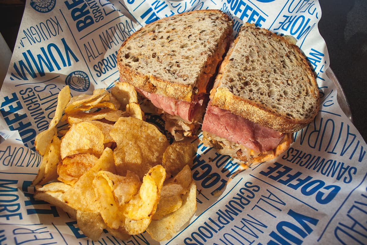 Rudy's Reuben at Beyond Bread (Credit: Chelsey Wade)