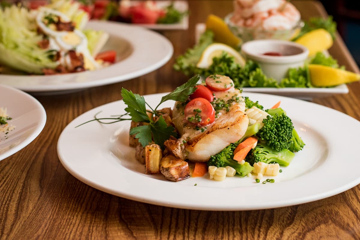 Pan Roasted Alaskan Cod at Blue Willow (Photo by Jackie Tran)