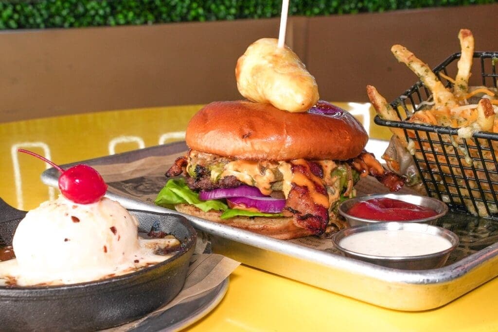 a sandwich cut in half on a plate