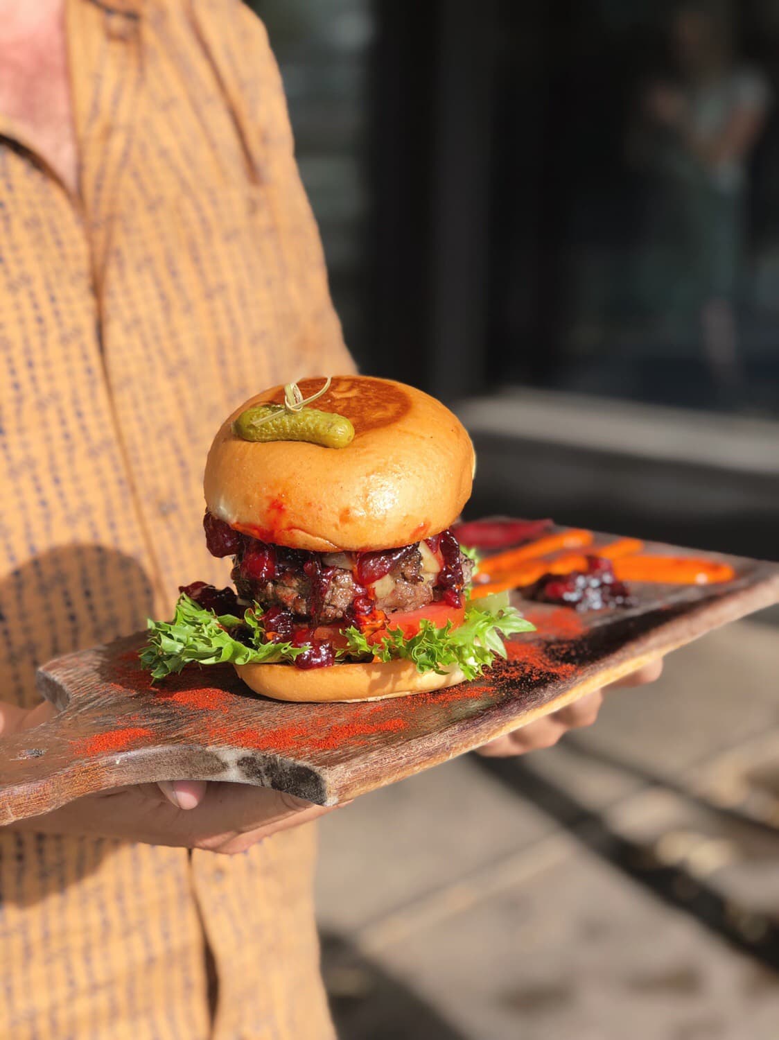 Chef's Burger for Sonoran Restaurant Week at Ermanos