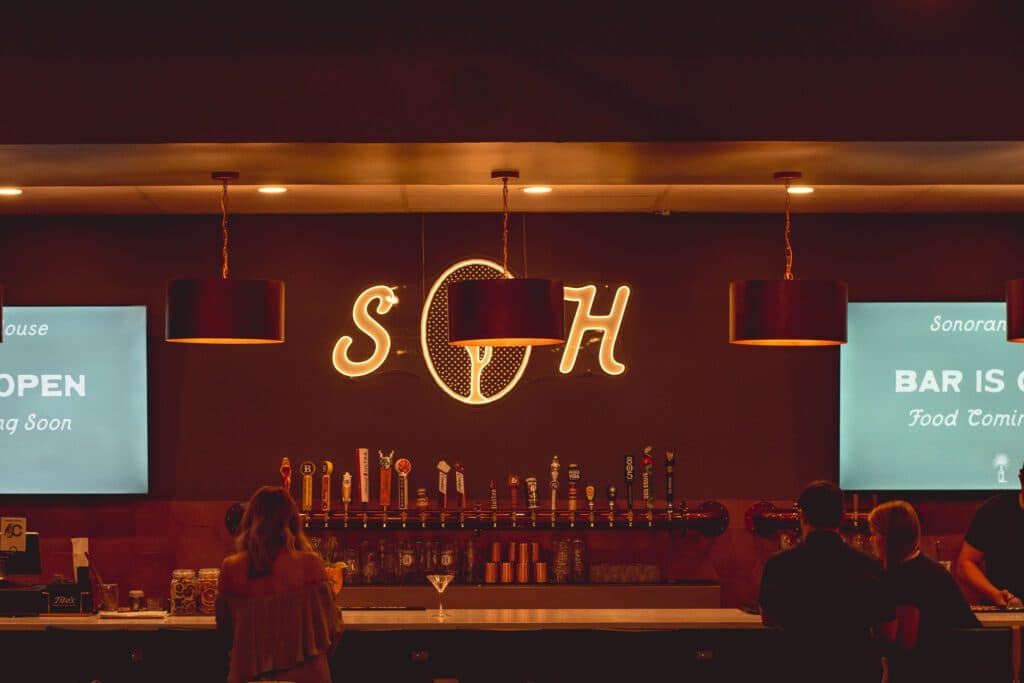 Bar at Sonoran House Sam Hughes (Photo by Jackie Tran)