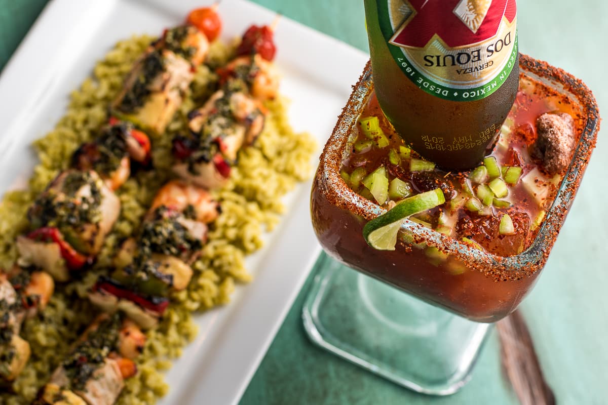 Shish and Michelada at El Berraco (Credit: Jackie Tran)