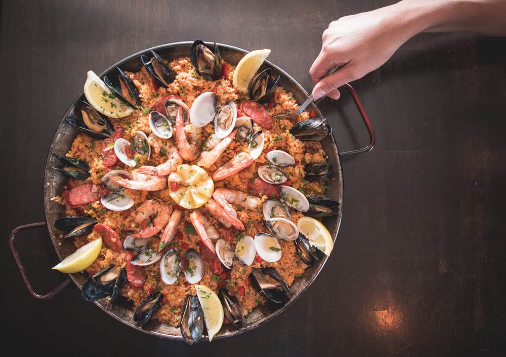 Paella at Contigo Latin Kitchen (Credit: Jackie Tran)