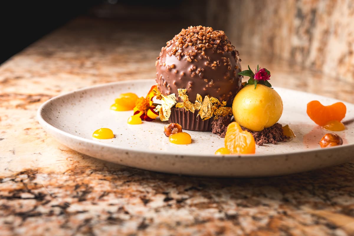 Milk Chocolate Rocher at CORE Kitchen & Wine Bar at the Ritz-Carlton, Dove Mountain