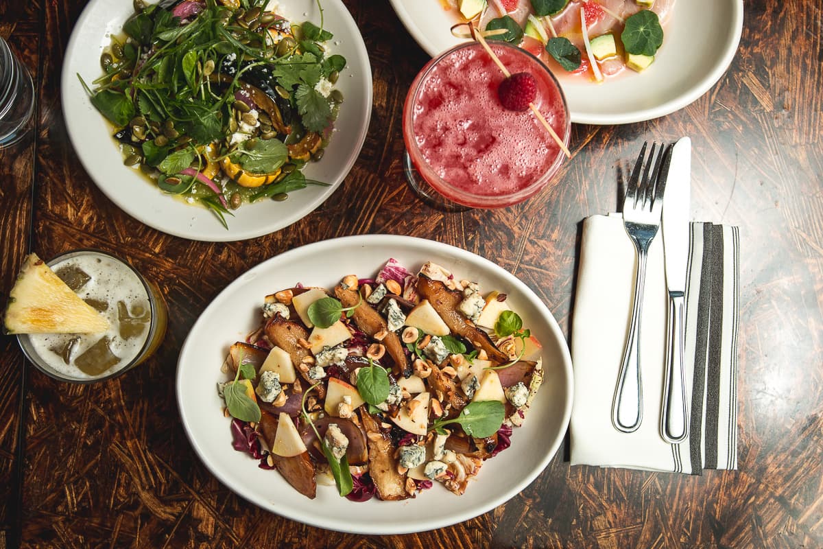 Grilled Pear & Radicchio at Tito & Pep