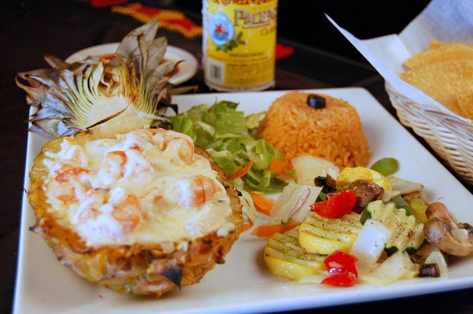 Piña Rellena at La Hacienda