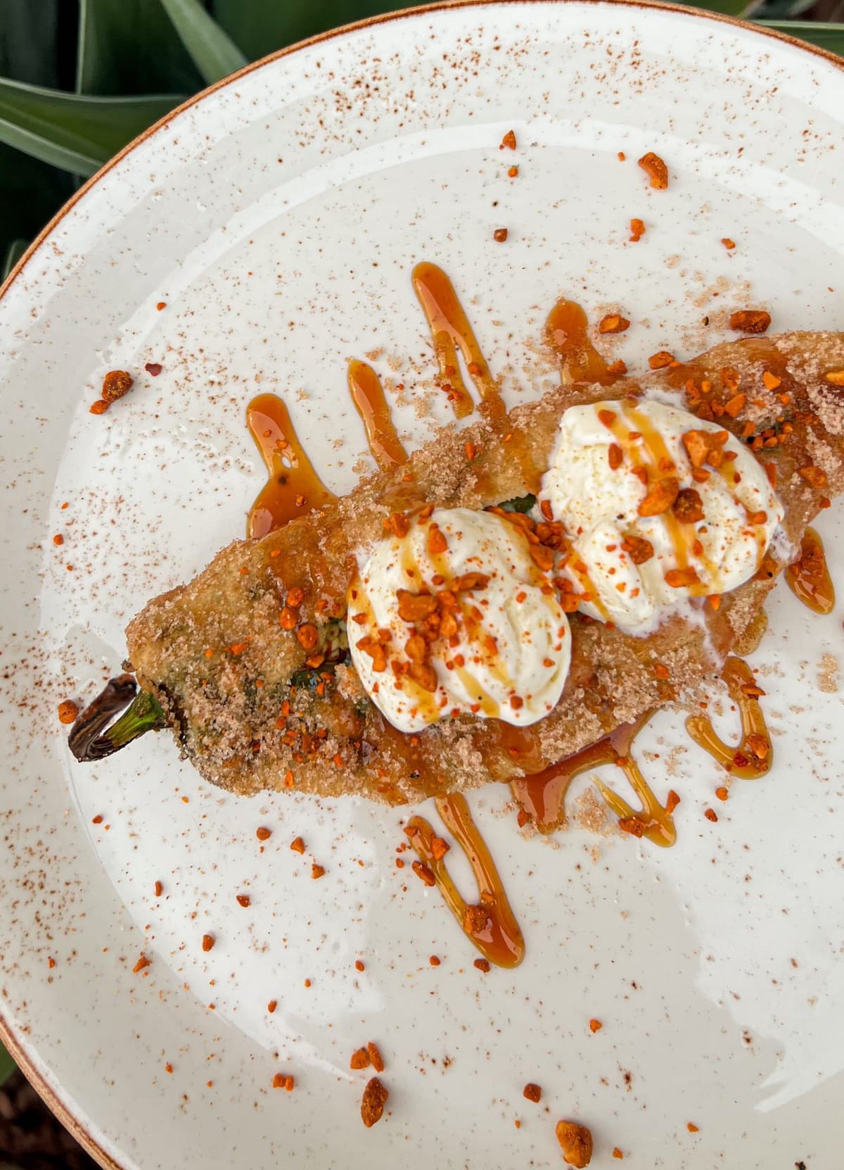 Green Chile Churro Fried Relleno at Charro Steak & Del Rey (Photo by Kim Johnston)