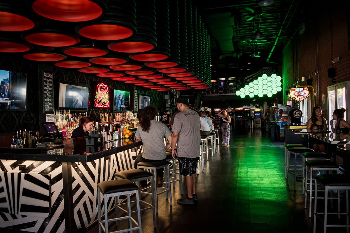 Interior at Cobra Arcade Bar (Credit: Jackie Tran)