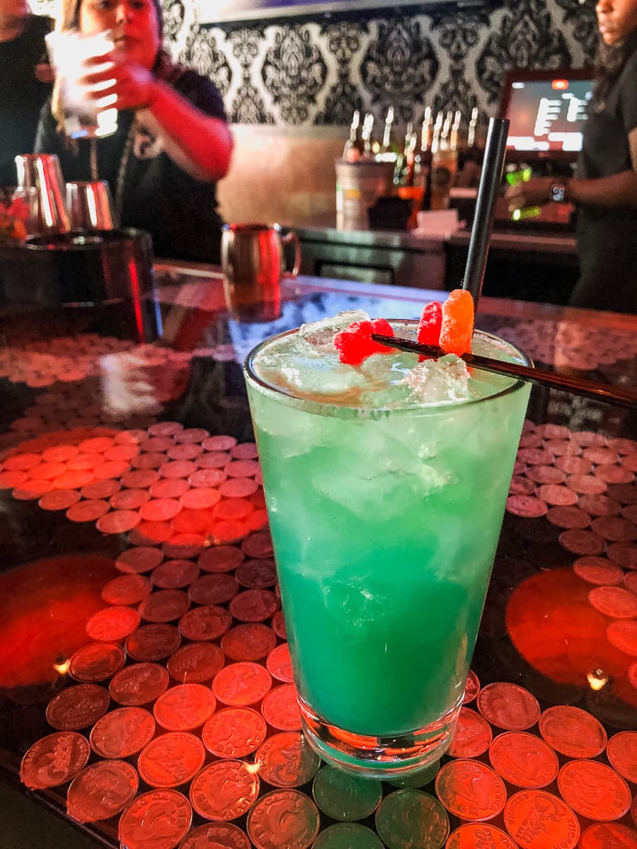 Garbage Pail Kid cocktail at Cobra Arcade Bar (Credit: Melissa Stihl)